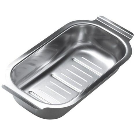 Alveus Accessoires - Bac d'évier, 360x171x65 mm, perforé, acier inoxydable 1062602 (1/2)