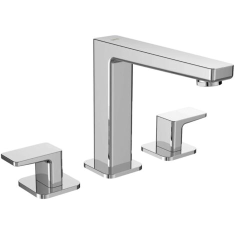 Sapho Tursi - Mitigeur de lavabo, installation 3 trous, chrome TI017 (1/4)