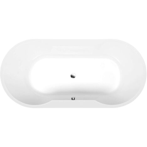 Bain ovale 180x85x49cm, blanc (1/5)