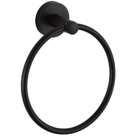 Aqualine Samba - Porte-serviettes, noir mat SB206 (1/2)