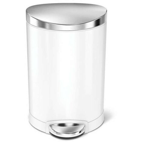Simplehuman Poubelles - Poubelle 6 l, blanc CW1835CB (1/5)
