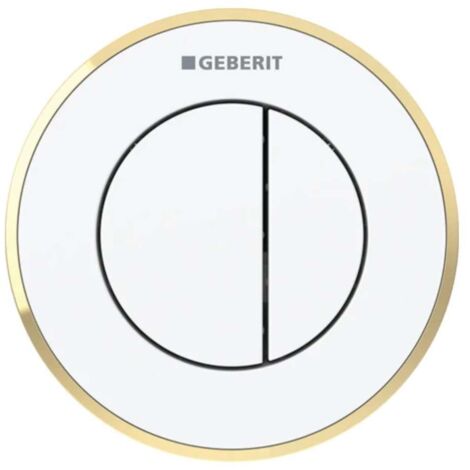Geberit Systèmes de chasse d’eau - Commande à distance de chasse d'eau type 10, 2 actions, pour réservoir de chasse encastré 8 (1/2)
