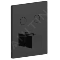 Paffoni Compact Box - Mitigeur thermostatique encastré, pour 2 sorties, noir mat CPT518NO