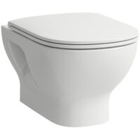 Laufen Lua - WC suspendu avec abattant softclose, Rimless, blanc H8660810000001