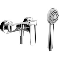 Laufen Laurin - Set de douche avec mitigeur, 1 jet, chrome HF500750100600