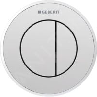 Geberit Systèmes de chasse d’eau - Commande à distance de chasse d'eau type 10, 2 actions, pour réservoir de chasse encastré 8
