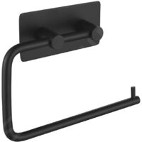 Sapho Accessoires - Porte-papier toilette à collet, noir mat 33211
