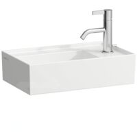 Laufen Kartell - Lave-mains 650x480mm, avec 1 trou pour robinetterie, avec LCC, blanc H8153344001111