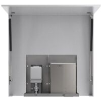 Armoire à glace BASIC 70cm avec distributeur automatique de savon et sèche-mains