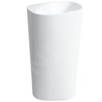 Laufen Palomba Collection - Lavabo sur pied 525x435x900 mm, sans trou pour robinetterie, avec LCC, blanc H8118044001091