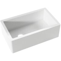 Évier en céramique ESSEX 76x45,6cm, blanc