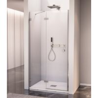 FORTIS EDGE Porte de douche Alcove 1100mm, verre clair/gauche