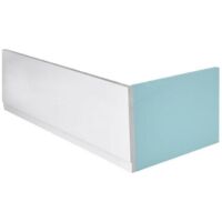 Polysan Plain - Panneau frontal, 175, gauche, 1750 x 590 mm, blanc 72633