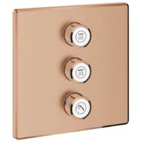 Grohe Grohtherm SmartControl - Inverseur encastré pour 3 sorties, Warm Sunset brossé 29127DL0