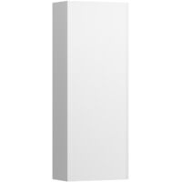 Laufen Lani - Armoire 90x35 cm, 1 porte, charnières à gauche, blanc brillant H4037111122611