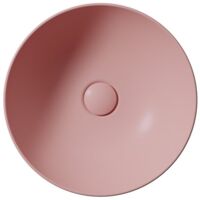 Vasque à poser NUBES en céramique dia 40cm, blush mat