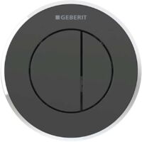 Geberit Systèmes de chasse d’eau - Commande à distance de chasse d'eau type 10, 2 actions, pour réservoir de chasse encastré 8