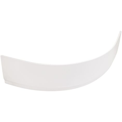 Calmwaters® Badewannenschürze Curved Wellness, weiße Wannenschürze aus Acryl, für Eckbadewannen in 150 x 150 cm, 03SL3016