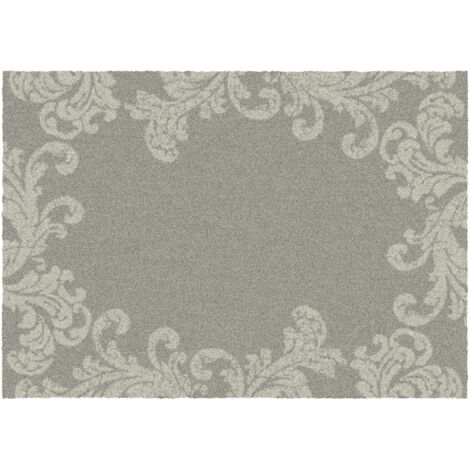 Akzente FEEL Fußmatte 50x70 cm Feel-Rococo Ornaments, kuschlig weich, rutschfest, Latex Rückseite, barfüßlerfreundlich, saugstark, Made in EU[2][3][5] (1/5)