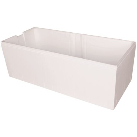 Calmwaters® Wannenträger 170 x 75 cm Modern Select, Passend für Rechteck-Badewanne 170x75 cm, Styroporträger, Schall- und wärmedämmend, Direkt verfliesbar, Badewannenträger in Weiß, 03AX4970 (1/5)