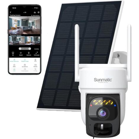 Caméra Surveillance Extérieure 2K WiFi 3MP Détection Intelligente (1/5)