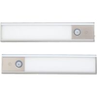 Lampe Placard sans fil Lot de 2-20cm LED Detecteur de Mouvement