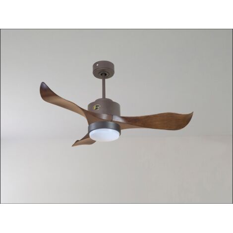 Tenerife Ring - Super destratificateur et ventilateur DC 106 cm blanc pales bois blanc idéal 10 à 20 m² (1/5)