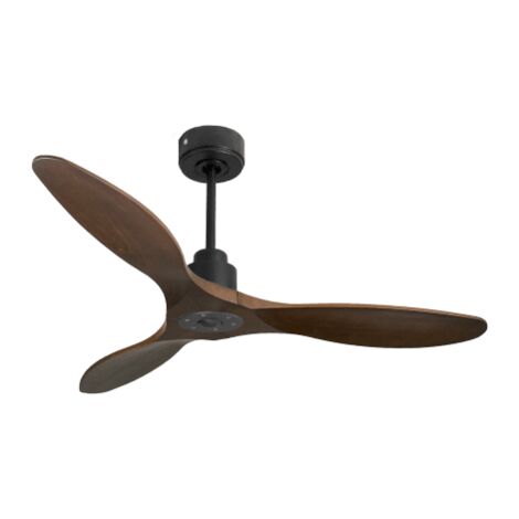 Tenerife Ring - Super destratificateur et ventilateur DC 132 cm Gris basalte pales bois sombre sans Lumière 25 à 35 m² (1/5)