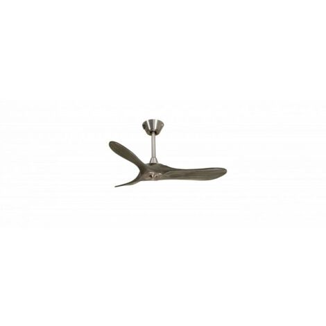 Ouray de Klassfan - Ventilateur de plafond et destratificateur moteur DC Chrome pales bois gris 10 à 20 m² OurayDC3P7Gr106 (1/5)