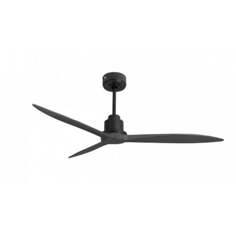 Tenerife Ring - Super destratificateur et ventilateur DC 166 cm Gris basalte pales bois noir sans Lumière 30 à 60 m² (1/4)