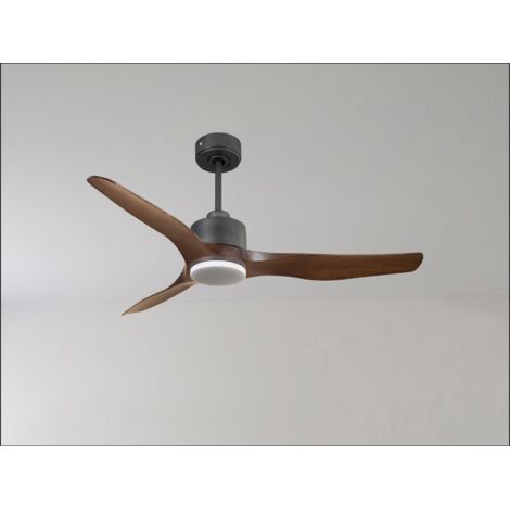 Modulo de KlassFan - Ventilateur de plafond DC avec Lumière Blanc et gris basalte, thermostat idéal pour 25 à 40 m² (1/5)