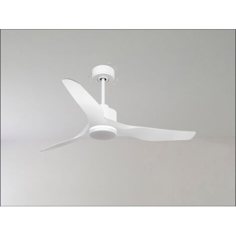Modulo Slim Ring - Super destratificateur et ventilateur DC 106 cm blanc pales bois blanc idéal 10 à 20 m² (1/5)
