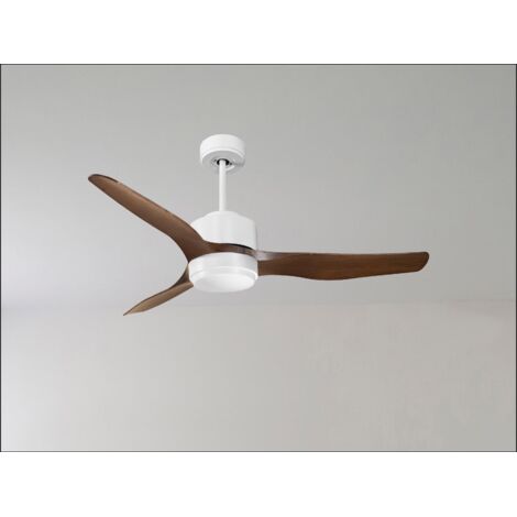 Tenerife Ring - Super destratificateur et ventilateur DC 166 cm Laiton pales bois noir sans Lumière 30 à 60 m² (1/5)