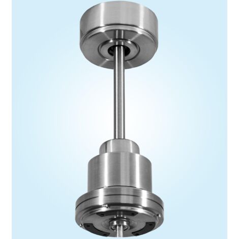 Tenerife Ring - Super destratificateur et ventilateur DC 132 cm Gris basalte pales bois sombre sans Lumière 25 à 35 m² (1/5)