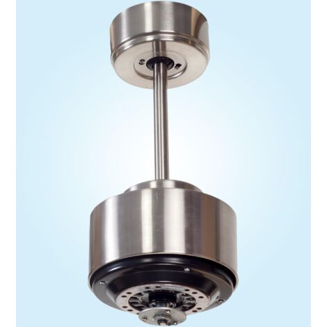 Tenerife Ring - Super destratificateur et ventilateur DC 166 cm Gris basalte pales bois clair sans Lumière 30 à 60 m² (1/5)