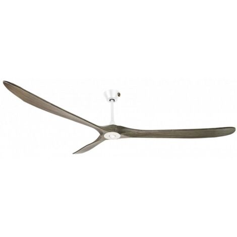 Ouray de Klassfan - Ventilateur de plafond et destratificateur moteur DC Blanc pales bois noir 45 à 55 m² OurayDC4P7Gr178 (1/5)