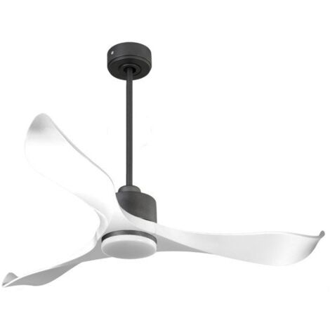 Modulo de KlassFan - Ventilateur de plafond DC avec Lumière Blanc et gris basalte, thermostat idéal pour 25 à 40 m² (1/5)