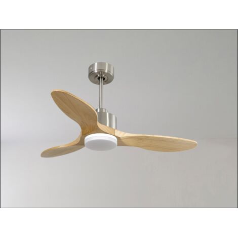 Modulo de KlassFan - Super déstratificateur d'air avec lumière bois clair idéal à partir de 26 à 40 m² DC3SlimP5SW132L1Slim (1/5)