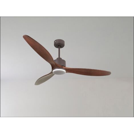 Ouray de Klassfan - Ventilateur de plafond et destratificateur moteur DC Blanc pales bois clair 10 à 20 m² OurayDC4P7Sw106 (1/5)