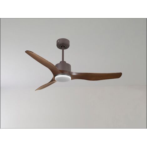 Ouray de Klassfan - Ventilateur de plafond et destratificateur moteur DC basalte pales bois sombre 10 à 20 m² OurayDC1P7Dw106 (1/5)
