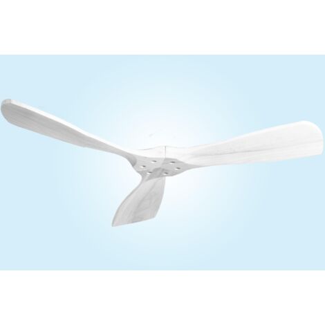 Tenerife Ring - Super destratificateur et ventilateur DC 132 cm Gris basalte pales bois blanc sans Lumière 25 à 35 m² (1/5)
