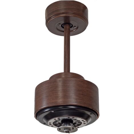 Tenerife Ring - Super destratificateur et ventilateur DC 132 cm Gris basalte pales bois clair sans Lumière 25 à 35 m² (1/5)