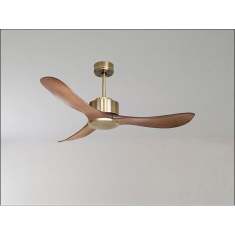 Tenerife Ring - Super destratificateur et ventilateur DC 166 cm Blanc pales bois blanc sans Lumière 30 à 60 m² (1/5)