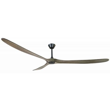 Le super destratificateur et ventilateur HVLS Ouray, 223 Cm design noir pales grises , wifi thermostat. (1/5)
