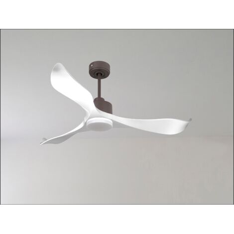 Ouray de Klassfan - Ventilateur de plafond et destratificateur moteur DC Laiton pales bois noir 30 à 50 m² OurayDC5P7Bk152 (1/5)