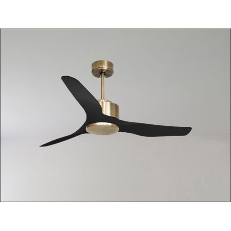 Tenerife Ring - Super destratificateur et ventilateur DC 166 cm Blanc pales bois gris sans Lumière 30 à 60 m² (1/5)