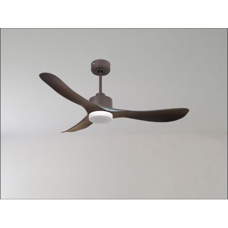 Ouray de Klassfan - Ventilateur de plafond et destratificateur moteur DC Laiton pales bois sombre 30 à 50 m² OurayDC5P7Dw152