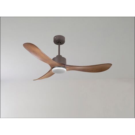 Ouray de Klassfan - Ventilateur de plafond et destratificateur moteur DC basalte pales bois noir 30 à 50 m² OurayDC1P7Bk152 (1/5)