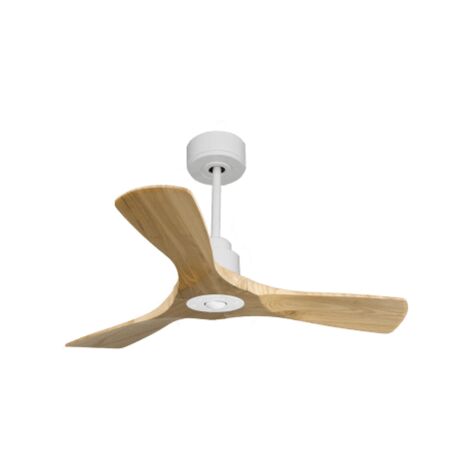 Tenerife Ring - Super destratificateur et ventilateur DC 106 cm blanc pales bois clair idéal 10 à 20 m² (1/5)
