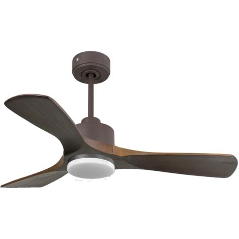 Ouray de Klassfan - Ventilateur de plafond et destratificateur moteur DC basalte pales bois blanc 25 à 40 m² OurayDC1P7Wi132 (1/5)